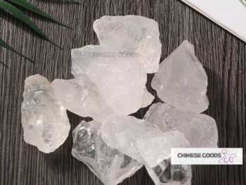 Natural transparent White color crystal stone for Jewelry, gift and showpiece