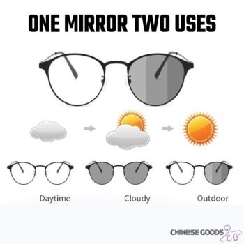 New fashion Metal Black fream Color changing anti blue light glasses for men and women. with glass bag for free