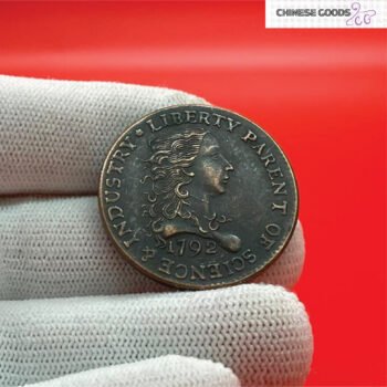LIBERTY 1792, 1792 Birch Cent G.W. PT. Variety Vary old Coin