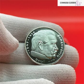 EUROPEAN 1847, German Third Reich Paul von Hindenburg 3 Reichsmark Replica Coin