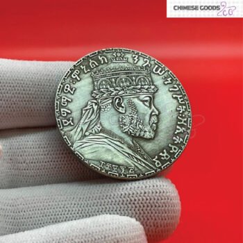 Ethiopian Lion, Menelik II Three Dollar Coin