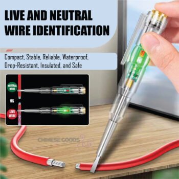 Multifunctional Test Pen. High Torque Tester Safety Electrical Intelligent LED Voltage Tester