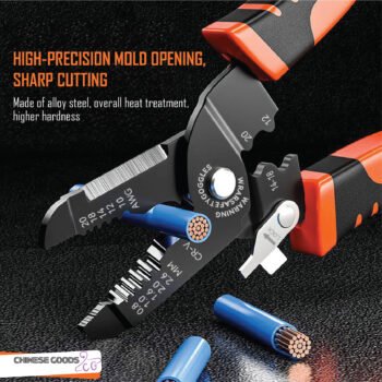 Multifunctional Irom Metal Wire strippers. Wire strippers for Electrician. Wire Puller. special tool for wire stripping. Best tools for Electrician
