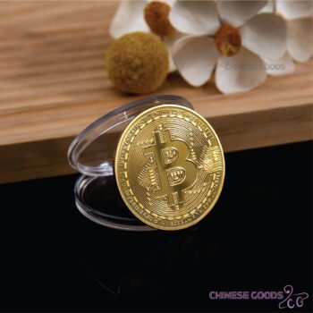 Bitcoin. Metal Replica of Bitcoi. American Gold And Silver Coins for Showpiece and Gift