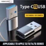 OTG. Type C to USB male 2.0 mobile phone data cable charging adapter pd fast charging otg adapter cross border