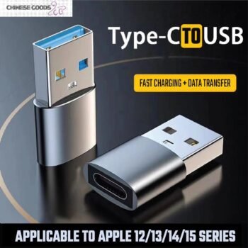 OTG. Type C to USB male 2.0 mobile phone data cable charging adapter pd fast charging otg adapter cross border