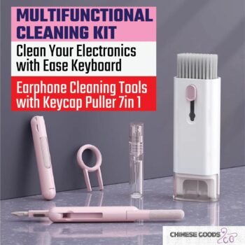 All in one computer keyboard cleaning brush set. key puller. multi function Cleaning and dust removal tool set