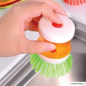 Kitchen pot brush artifact washing brush