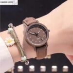 Simple temperament ladies watch ins style girls middle school girl small fresh antique forest style ancient style watch