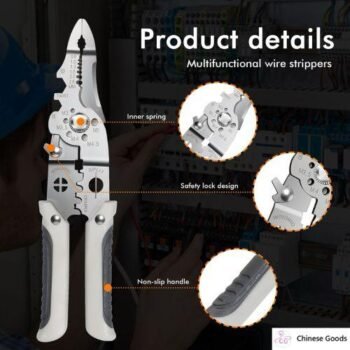 Multifunctional Irom Metal Wire strippers. Wire strippers for Electrician. Wire Puller. special tool for wire stripping